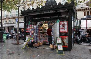 Paris Newspaper Kiosk